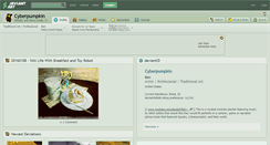 Desktop Screenshot of cyberpumpkin.deviantart.com