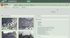 Desktop Screenshot of cantide.deviantart.com