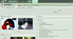 Desktop Screenshot of mootahginger.deviantart.com