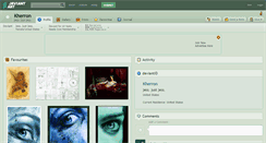 Desktop Screenshot of kherron.deviantart.com