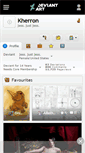 Mobile Screenshot of kherron.deviantart.com