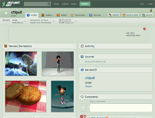 Tablet Screenshot of chipuli.deviantart.com