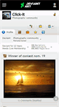 Mobile Screenshot of click-it.deviantart.com