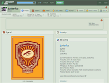 Tablet Screenshot of juniorfco.deviantart.com