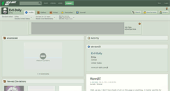 Desktop Screenshot of evil-dolly.deviantart.com