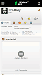 Mobile Screenshot of evil-dolly.deviantart.com