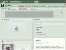 Tablet Screenshot of evil-dolly.deviantart.com