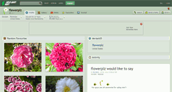 Desktop Screenshot of flowerplz.deviantart.com