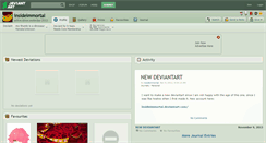 Desktop Screenshot of insideimmortal.deviantart.com