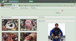Desktop Screenshot of half-scientific.deviantart.com