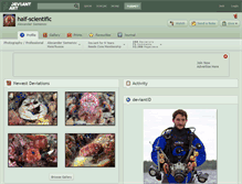 Tablet Screenshot of half-scientific.deviantart.com
