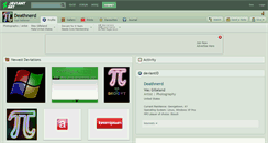 Desktop Screenshot of deathnerd.deviantart.com