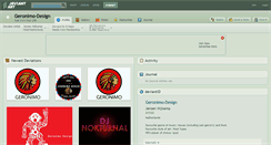 Desktop Screenshot of geronimo-design.deviantart.com