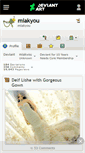 Mobile Screenshot of miakyou.deviantart.com