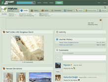Tablet Screenshot of miakyou.deviantart.com