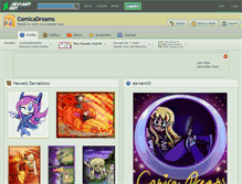 Tablet Screenshot of comicadreams.deviantart.com