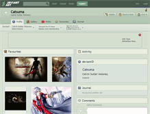 Tablet Screenshot of catsuma.deviantart.com