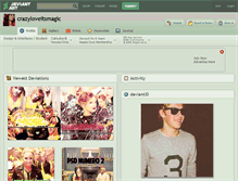 Tablet Screenshot of crazyloveitsmagic.deviantart.com