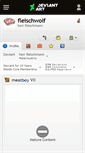 Mobile Screenshot of fleischwolf.deviantart.com