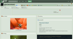 Desktop Screenshot of katja-spectraliquid.deviantart.com
