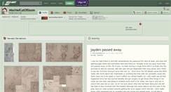 Desktop Screenshot of mischiefcatofdoom.deviantart.com