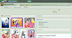 Desktop Screenshot of beetlejuice-fans.deviantart.com