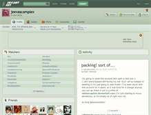Tablet Screenshot of jeevascomplex.deviantart.com