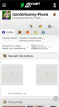 Mobile Screenshot of gondorbunny-pixels.deviantart.com