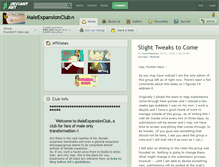 Tablet Screenshot of maleexpansionclub.deviantart.com