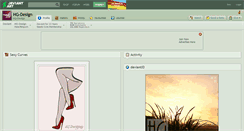 Desktop Screenshot of hg-design.deviantart.com