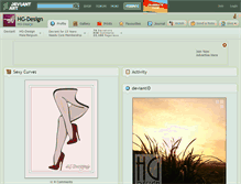 Tablet Screenshot of hg-design.deviantart.com