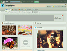 Tablet Screenshot of caitlinxashley.deviantart.com