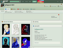 Tablet Screenshot of hellspawn1001.deviantart.com