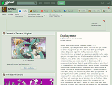 Tablet Screenshot of ghirox.deviantart.com