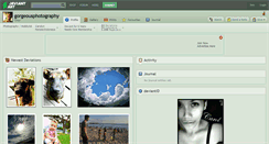 Desktop Screenshot of gorgeousphotography.deviantart.com