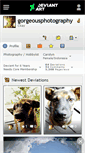 Mobile Screenshot of gorgeousphotography.deviantart.com