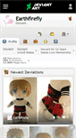 Mobile Screenshot of earthfirefly.deviantart.com