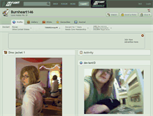 Tablet Screenshot of burnheart146.deviantart.com