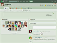Tablet Screenshot of diulliamdall.deviantart.com