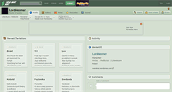 Desktop Screenshot of lordmesmer.deviantart.com