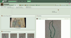 Desktop Screenshot of portal-girl.deviantart.com