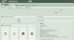 Desktop Screenshot of katelina.deviantart.com
