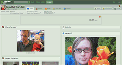 Desktop Screenshot of beautiful-tears-fall.deviantart.com