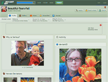 Tablet Screenshot of beautiful-tears-fall.deviantart.com