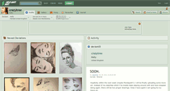 Desktop Screenshot of crazytree.deviantart.com