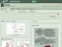 Tablet Screenshot of lazynara.deviantart.com