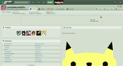 Desktop Screenshot of lovelyneko-mee0w.deviantart.com