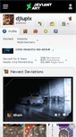Mobile Screenshot of djlupix.deviantart.com