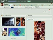 Tablet Screenshot of djlupix.deviantart.com