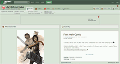 Desktop Screenshot of chrystohypercubus.deviantart.com